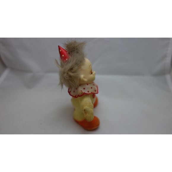Vintage Josef Originals Clown Figurine Flocked Finish - Cute and Scarce - Picture 4 of 7